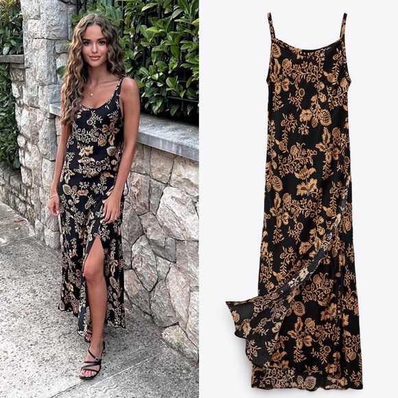 Zara Dresses & Skirts - NEW ZARA FLORAL PRINT DRESS